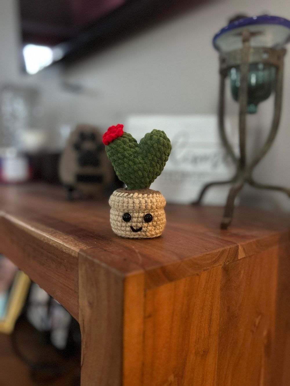 Crochet Cactus Love Sprout: Handmade Potted Cutie